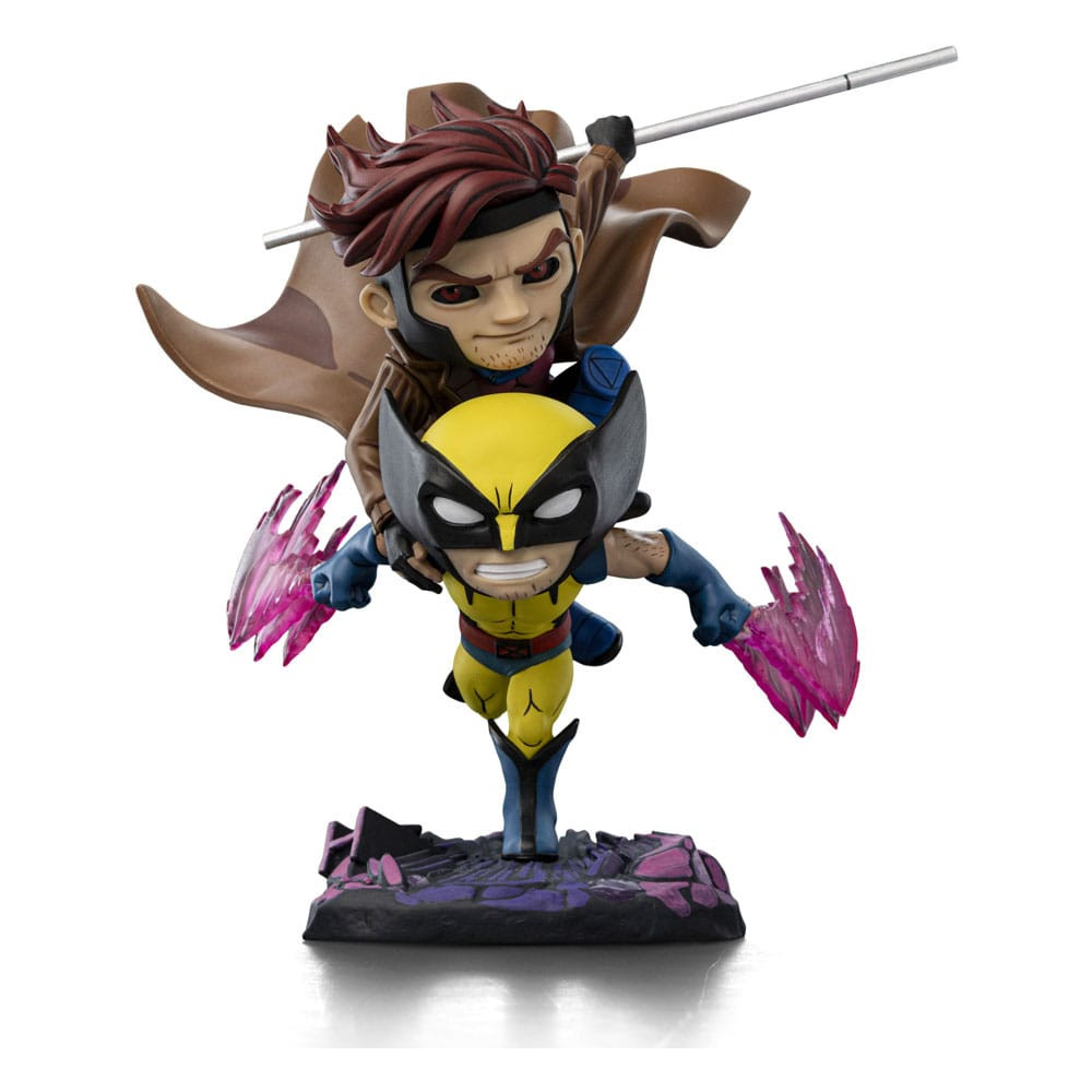 X-Men 97 Mini Co. PVC figuur Gambit en Wolverine 23 cm