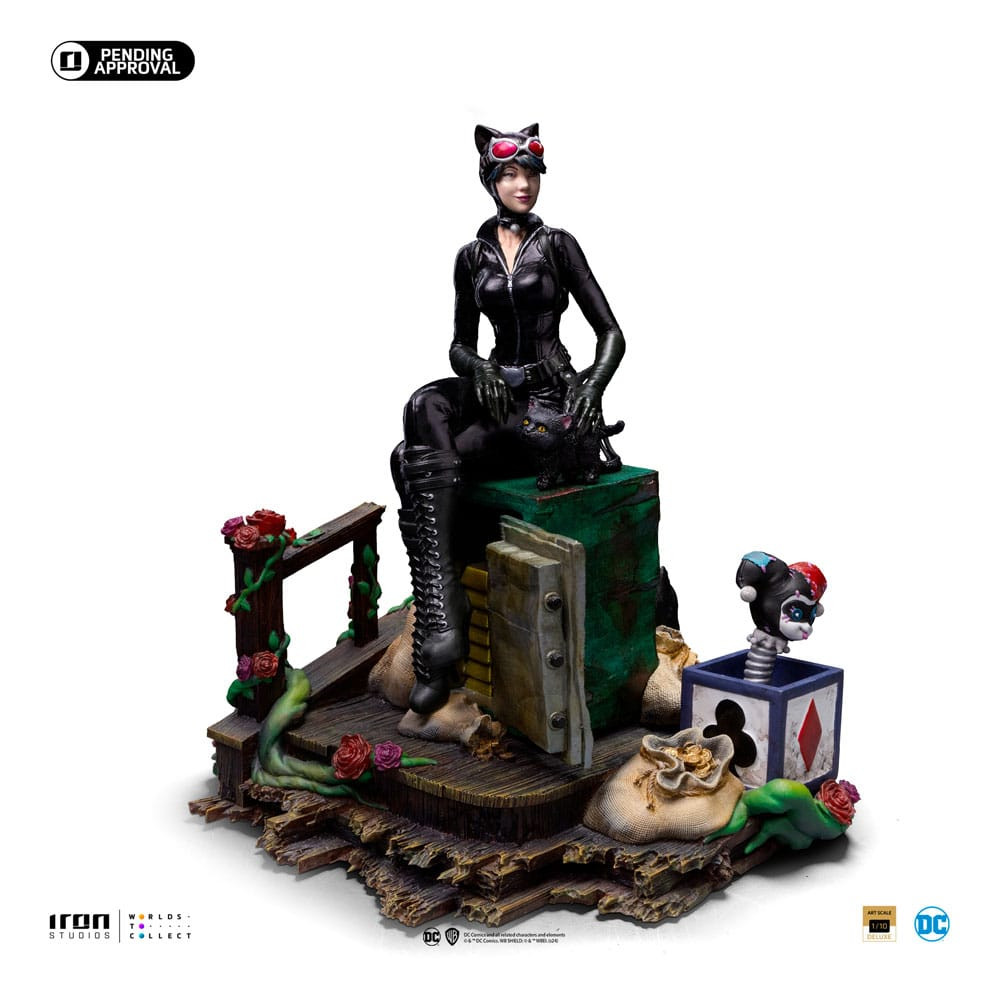 DC Comics beeldje 1/10 Deluxe Art Scale Catwoman (Gotham City Sirens) 21 cm