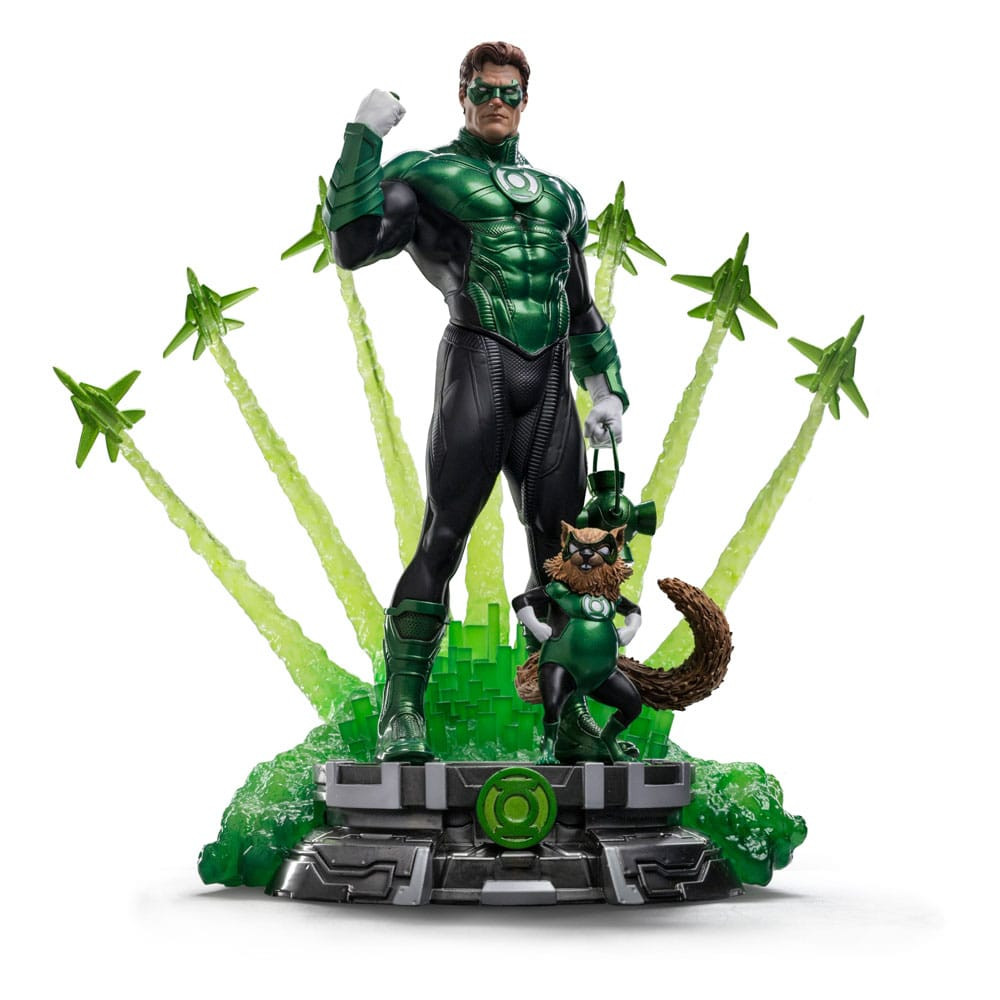 DC Comics Beeldje Deluxe Art Scale 1/10 Green Lantern Unleashed 24 cm