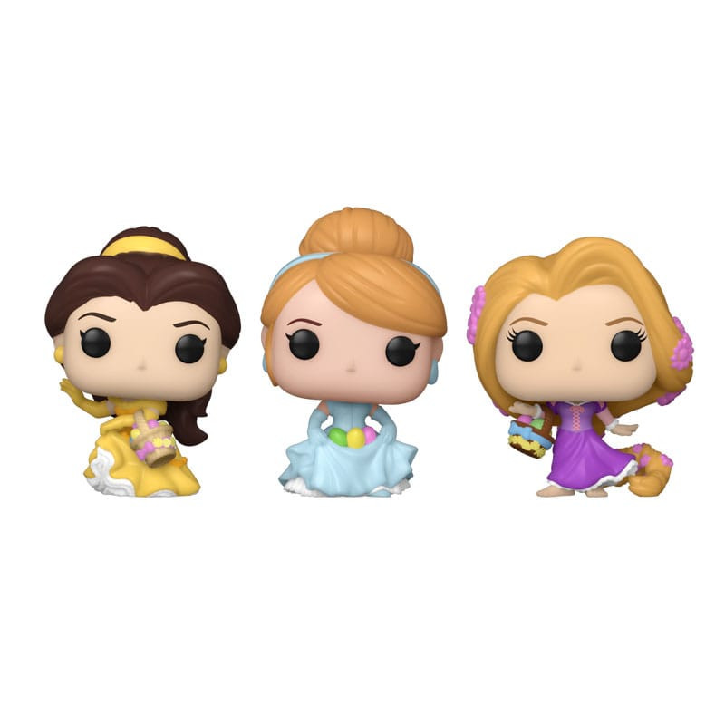 Disney pack 3 Pocket POP beeldjes! Vinyl Ei Prinses 4 cm