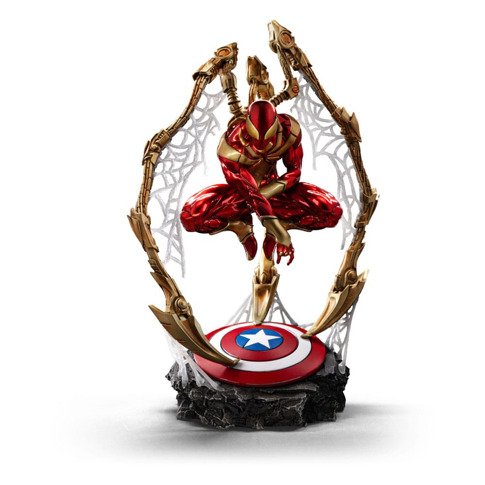 Marvel beeldje Deluxe Art Scale 1/10 Spider-man Iron Armor Comics (CCXP Exclusief 2024) 24 cm