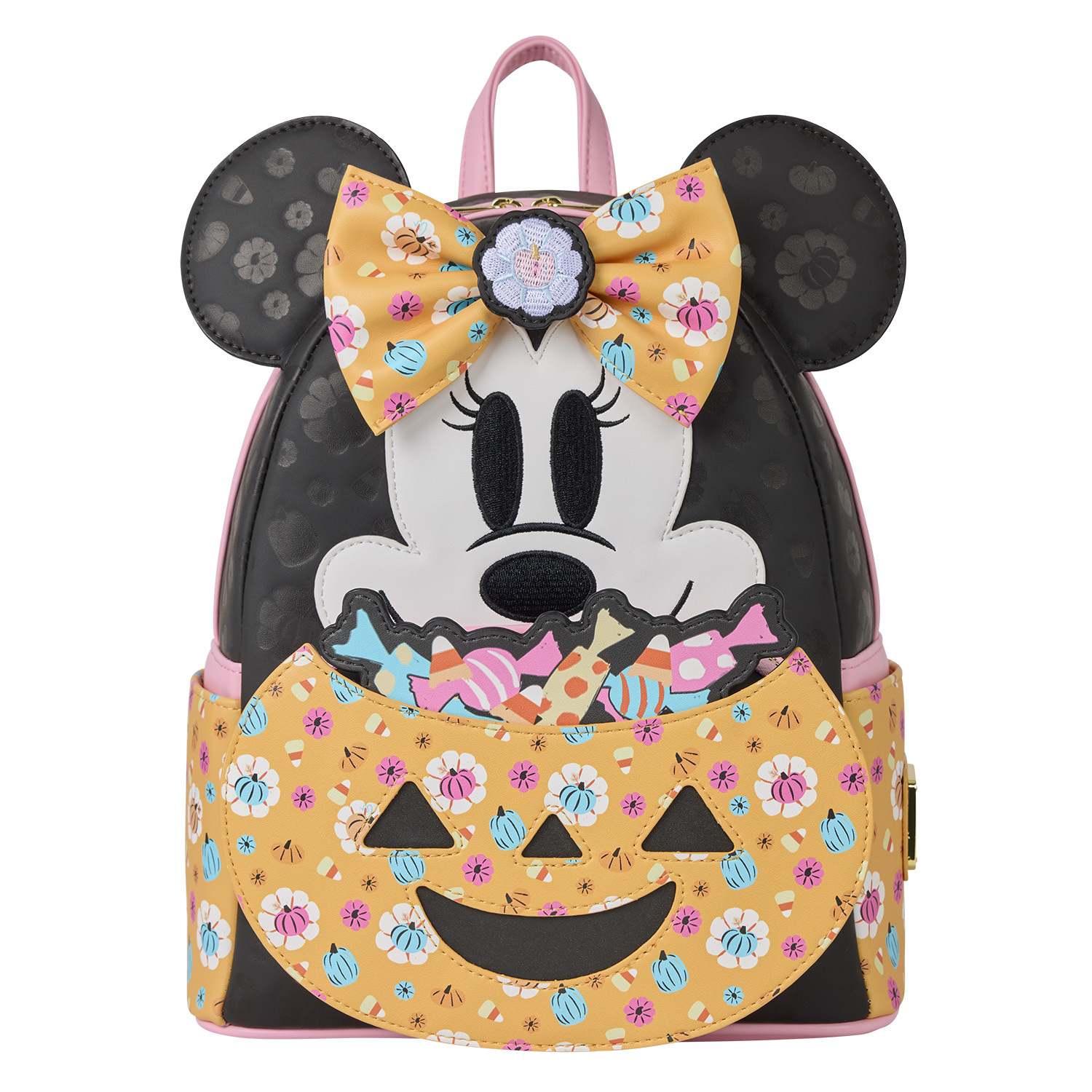 MINNIE MUIS POMPOEN MINI RUGZAK - DISNEY LOUNGEFLY
