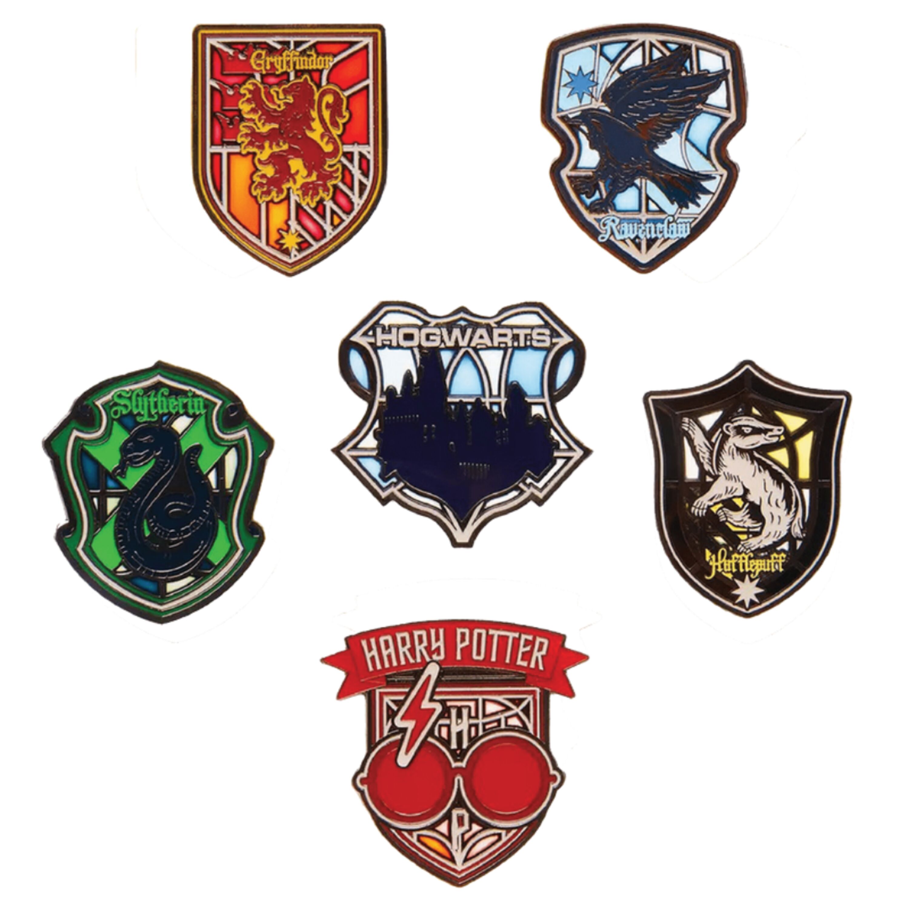 HARRY POTTER GLAS-IN-LOOD MYSTERIE BOX PIN - HARRY POTTER LOUNGEFLY