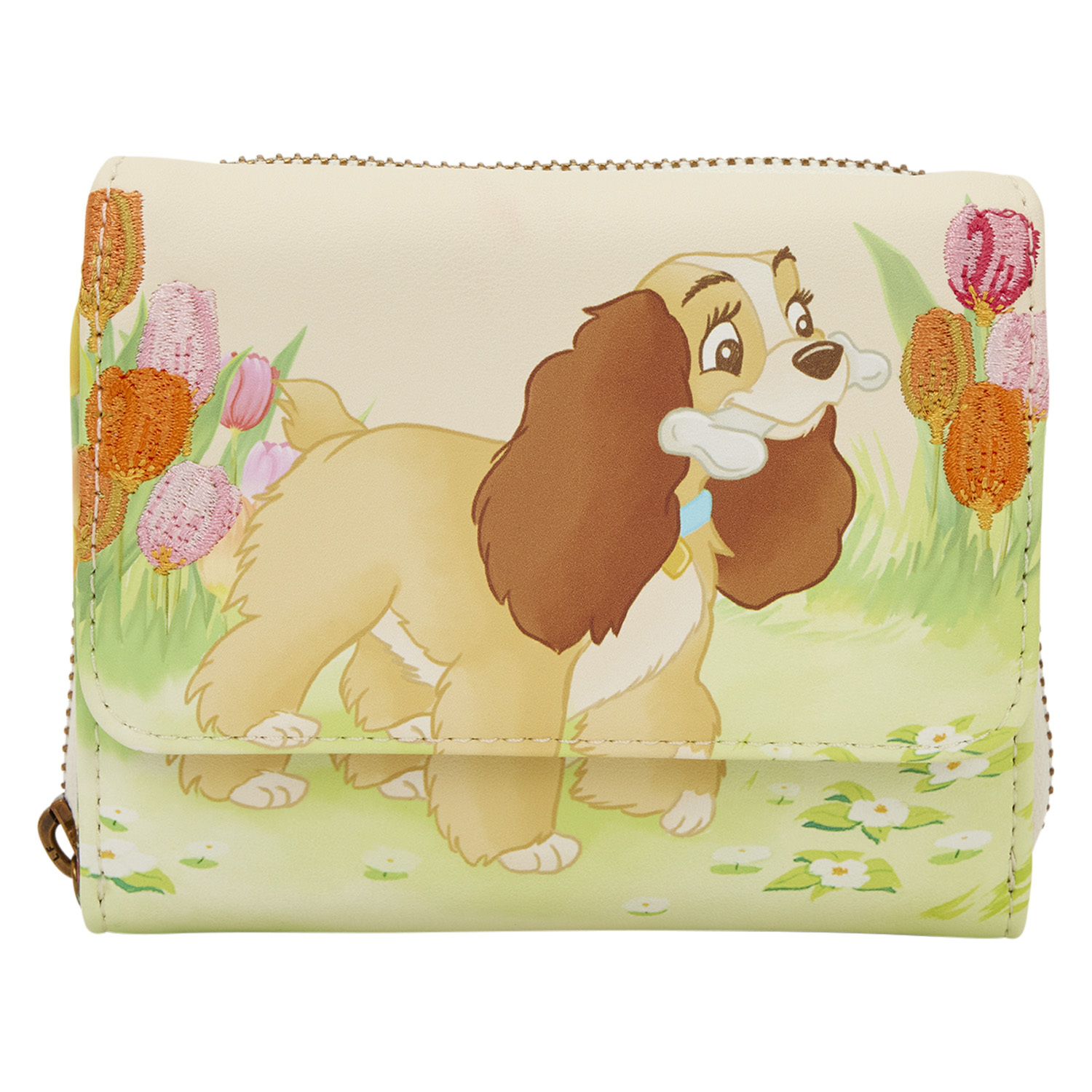 LADY PASTEL TULIP PORTEMONNEE - DISNEY LOUNGEFLY LADY EN DE VAGEBOND