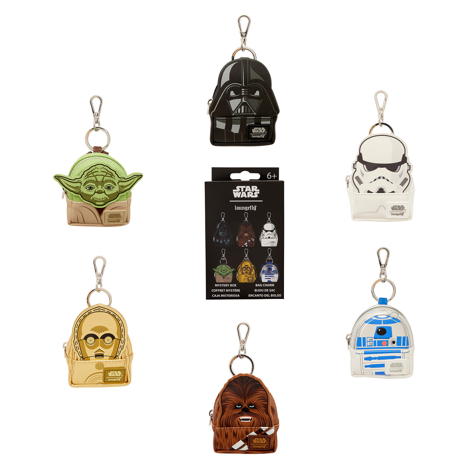 Star Wars personages mysterie mini rugzak sleutelhanger - Star Wars Loungefly