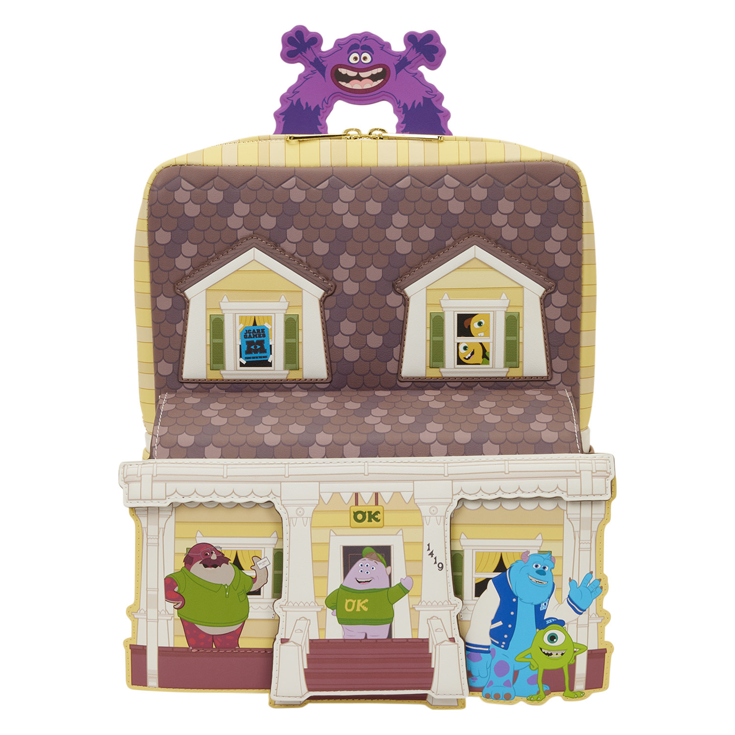 Oozma Kappa House figuurlijke Mini Rugzak - Disney-Pixar Loungefly Monsters University