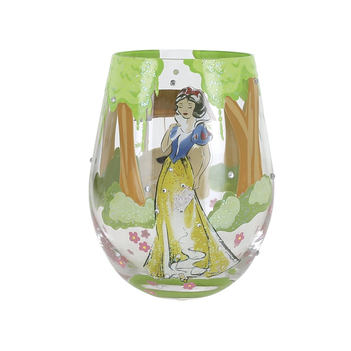 "EN EEUWIG GELUKKIG" SNEEUWWITJE STEELLOOS GLAS - DISNEY LOLITA