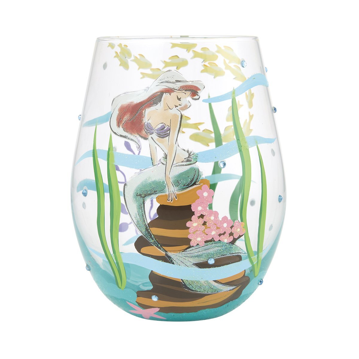 "EEN OCEAAN VOL DROMEN" ARIEL STEELLOOS GLAS - DISNEY LOLITA